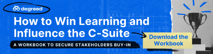 Wie Sie das Lernen gewinnen und die C-Suite beeinflussen Download Workbook Banner